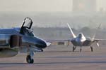 QF-4E & F-22A